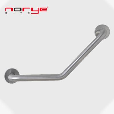 China Modern Hotel TUV Approved Wall Mounted L Shaped Grab Bar For Washroom for sale