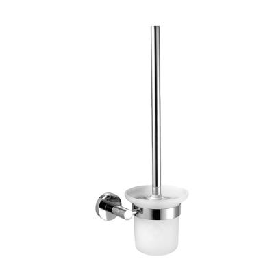 China New Fashion Modern Design Toilet Brush Holder 304 Stainless Steel Bathroom Accessories Set Wall Mounted Toilet Brush Holder For Hotel for sale