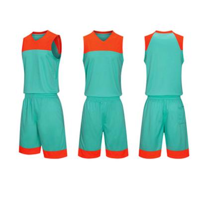 China Adult boys and girls basketball apparel custom printing team match suit training basketball clothing for sale