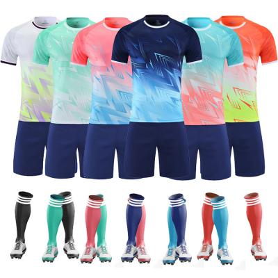 China Sets Factory Direct Custom Design Youth Team Thailand Quality Soccer Wear Man&Kids Club Soccer Jerseys for sale