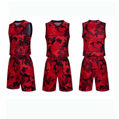 China Fashion Anti-UV Custom Sports Style Sleeveless Quick-Drying Sportswear Basketball Tank Tops Uniforms Sets for sale