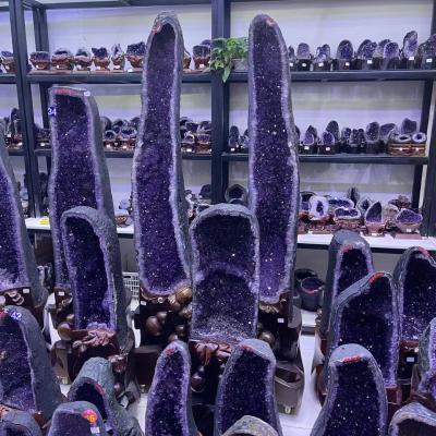 China Wholesale Natural Amethyst Cave Treasure Basin Ornaments From China Manufacturers for sale