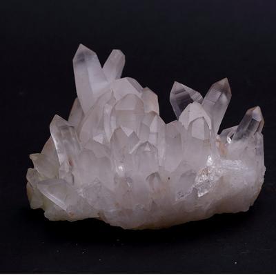 China China Natural White Crystal Group Rough Stone Ornaments Degaussing And Purifying Ornaments for sale