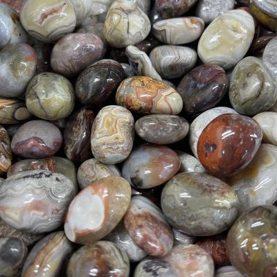 China China Wholesale Hot Selling Natural Polished Crystal Gem Roller Stone DIY Jewelry for sale