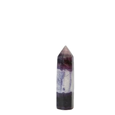 China China Best Selling Healing Rainbow Fluorite Crystal Tower Crystal Point For Creative Ornaments for sale