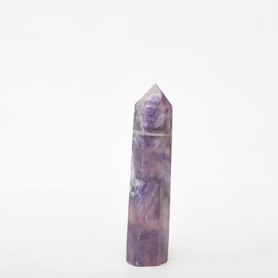 China hot enough high quality rainbow crystal fluorite tower stones china healing point of sale for deco for sale