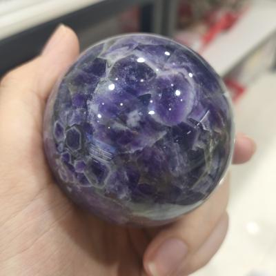 China Wholesale Bulk Natural High Quality Healing Amethyst Quartz Crystal Sphere Ball Polished For Dream Decoration from China for sale