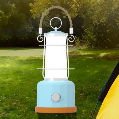 China Camper & Indoor Decorations Wholesale Factory Price Portable Custom USB LED Small Camping Lamp Light Outdoor Mini Camp Lantern Handy for sale