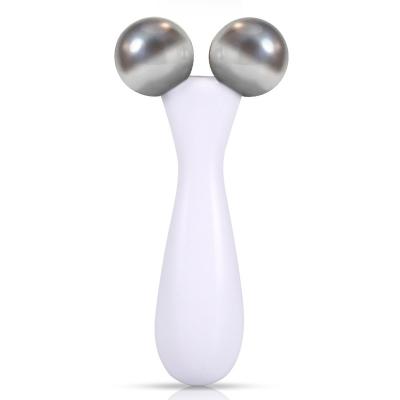 China 3d Roller Face Massager Factory Outlet Mini Round Custom Face Jade Massage Roller Beautiful Small Gua Sha Set For Wholesale for sale