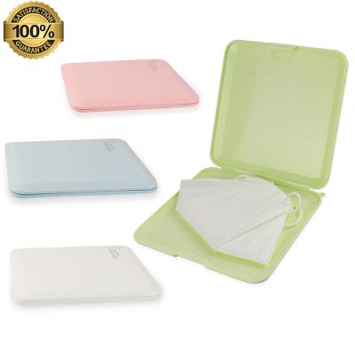 China Viable Wholesale Custom KN95 Logo Surgical Mask Portable Storage Box MC23 / Color for sale