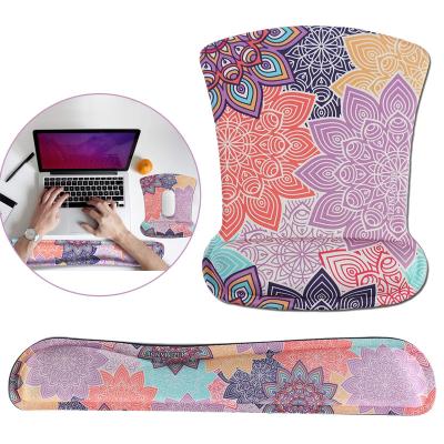 China 2-in-1 Keyboard Wrist Rest WP02 Memory Foam for Comfortable Wrist Pain Relief Keyboard and Mouse Typing Wrist Pad for sale