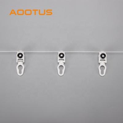 China Popular High Quality Popular Curtain Track Ripple Fold Carrier 8Cm Ripple Pleat Curtain Runner For Motor Curtain Track for sale