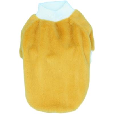 China Sustainable Pet Clothes Autumn And Winter Leisure Warm Mink Fur Thickened Dog Clothes Luxury for sale