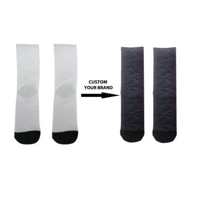 China QUICK DRY factory all over print sublimation socks empty sublimation socks christmas sublimation socks for sale