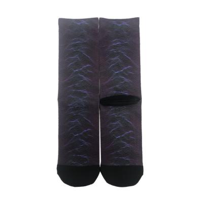 China Unisex Crew Made Premium Quality QUICK DRY Knocks OEM Design Custom Print Your Own Logo Socks All Over Sublimation Blank Socks for sale