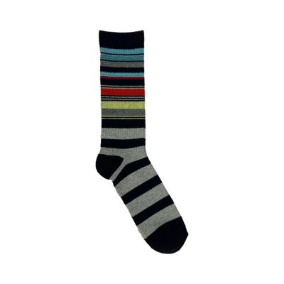 China Breathable Sports Function Men Women Custom Striped Cotton Antibacterial Socks for sale