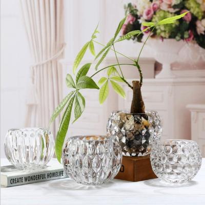 China New classic/postmodern exquisite custom size crystal glass vase and candle holer for sale