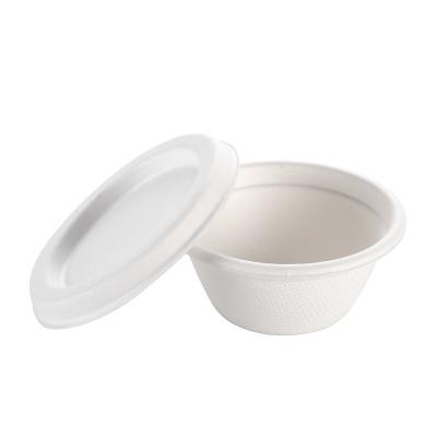 China 2019 Disposable Newest Compostable 2oz Sugarcane Small Bagasse Take Out Biodegradable Disposable Cup With Lid for sale