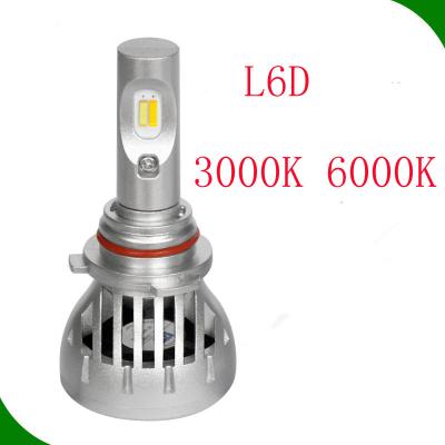 China Hot Sales Car LED Head Light Auto Lighting Kits 3000K 6000K L8D 9005 led headlight bulb h11 h7 9012 dual D2 colors 5202 60w 6000lm led car lights for sale