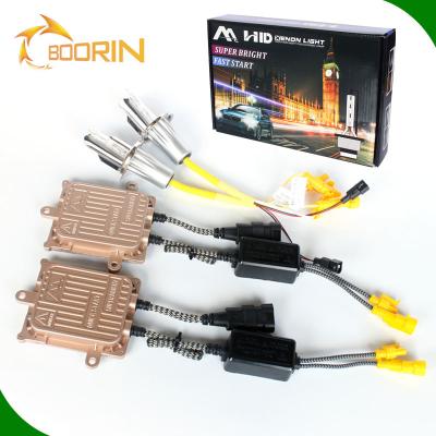 China Guangzhou 2019 aluminum 35w 55w hid kit with spotlight for cars d1 d2 d3 d4 h4 h7 hid kit with canbus 9012 h9 h11 3000k 4300k 6000k12v for sale