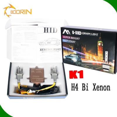 China 2019 Guangzhou Aluminum 35w 55w car hid xenon headlight kit ac dc 12v 24v h1 h4 h7 h9 h11 9012 3000k 6000k 8000k d1 d2 d3 d4 car hid kit for sale