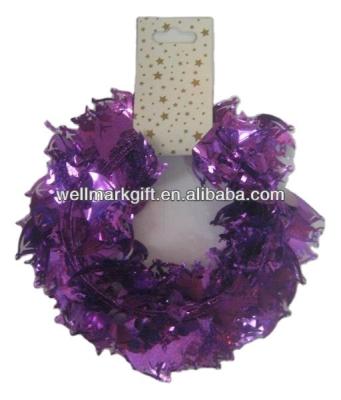 China Halloween Purple Halloween Party Opens DIY Door Window Tree Garland Gift Hanging Decorations Bat Wire Tinsel Garland String Style for sale