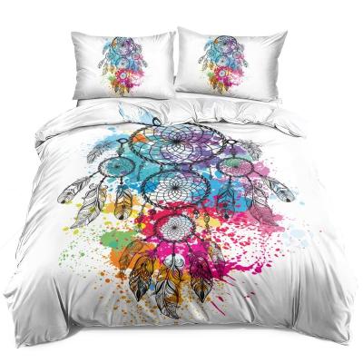 China 2022 3D Printed Nondisposable Wholesale Luxury Bedding Set Dreamcatcher Comforter Sheet Duvet Cover for sale