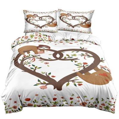 China Wholesale Nondisposable Bedding Set 3d Bedding Sets Cheap Comforter Bedding Set Design for sale