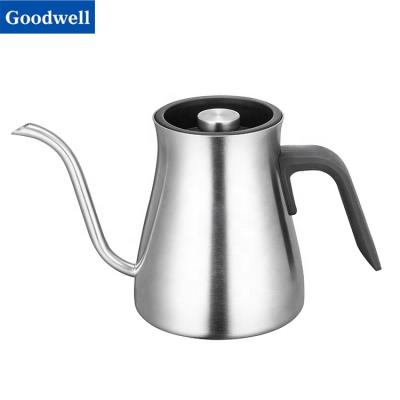 China Popular *Amazon Stainless Steel Gooseneck Coffee Drip Kettle Viable, Pour Over Coffee Drip Kettle and Pour Over Coffee Kettle for sale