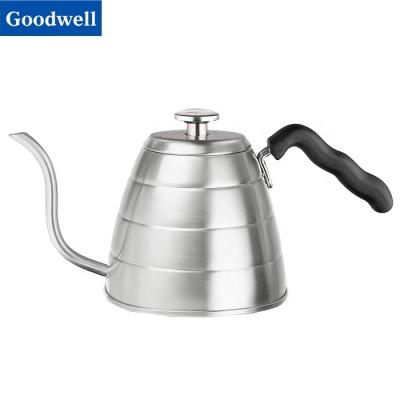 China *Amazon Sustainable Stainless Steel Gooseneck Coffee Drip Kettle, Pour Over Coffee Drip Kettle and Pour Over Coffee Kettle with Thermometer for sale