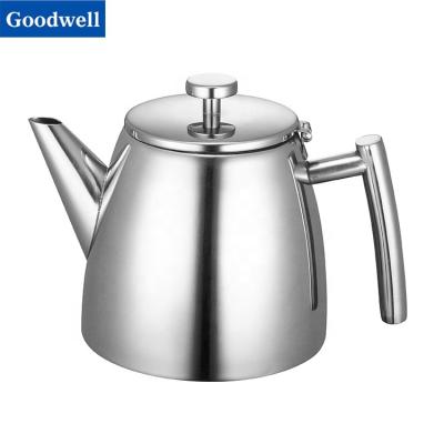 China *Amazon Sustainable Popular Stainless Steel Double Wall Insulated Teapot And Teapot for sale