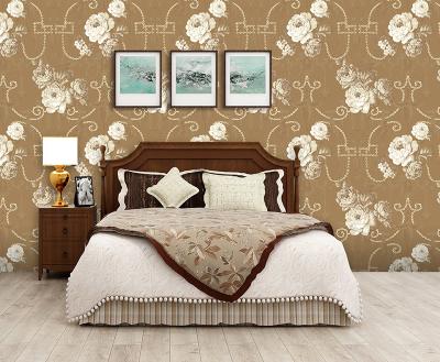 China EUROPEAN hot sale non woven backing paper convenient and tidy natural decorative wallpaper for sale