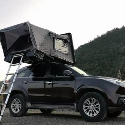 China 2021New 4x4 Outdoor Camping Car Top Tent Fiberglass Auto HardShell Roof Extended Type Tent For Sale for sale