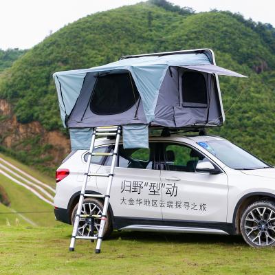 China Extended Type 2022 New Design Pop Up Roof Tent Car Campers Cover Hard Shell Top Tent For Camping for sale