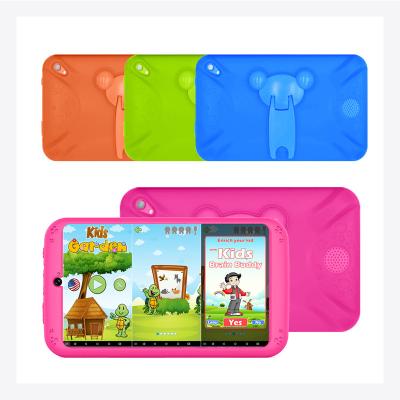 China Wholesale Children's Android Tablet Shockproof 7 Inch Tablet With TF Card Slot Quad Core Cheap Kids Tablet for sale