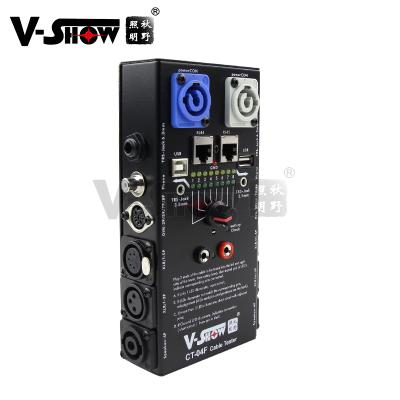 China Stage Lighting V-Show Europe Warehouse 1pc Multi Function Cable Tester Rj45 Network Test Cable For Stage Lights for sale