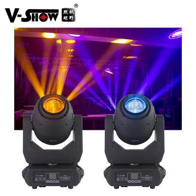 China V-Show 2pcs with Flightcase LED 250W Beam Wash Spot 3in1 Moving Head Lights BSW250 for sale