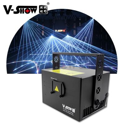 China 2pcs V-Show Stage Lights ILDA Projector 3W RGB Animation Laser Light For Concert DJ Disco Bar Laser L0303 for sale