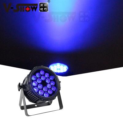 China V-Show Outdoor 18*18W RGBWA 6in1 IP65 LED Par Light UV Waterproof Stage Lights For Party DJ Concert for sale