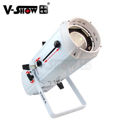 China V-Show 200W 3000K Ra95 Zoom LED Profile Spotlight Focus LED Stage Lights Studio Light For Theater PSZ200P for sale