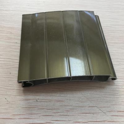 China Multiple Application Electrophoresis Finish Door Aluminum Profile Roller Shutter Door Aluminum Profiles for sale