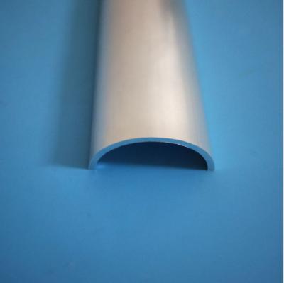 China Industry Aluminum U-Shape Half Groove Half Round Tube for sale