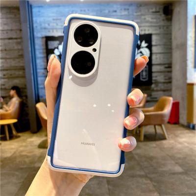 China Luxury Color Shockproof Acrylic TPU Case For Huawei P30 P40 P50 Pro Mate30 nova 7 Magic 40 8 3 Clear Shockproof Cover for sale