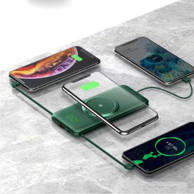 China Fast Power Bank Wireless Charger Support 10000/20000mAh Qi External Charging Battery Radio Charging Powerbank For iPhone Samsung Huawei Xiaomi for sale