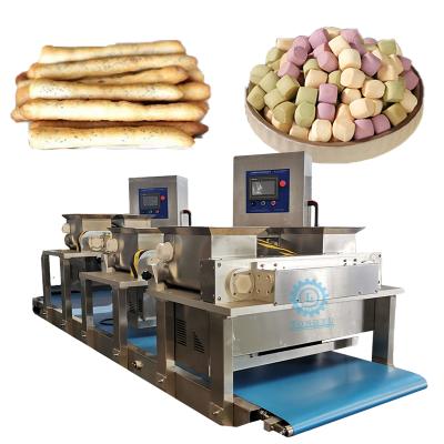 China Squishy Industrial Italian Valledoro Fried Rice Cake Dough Roll Stick Forming Making Cutter Machine for sale