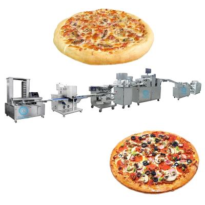 China Low Energy High Speed ​​Complete Machine Fully Automatic Pizza Production Line For Industrial Use for sale