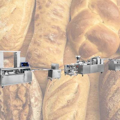 China High Efficiency Easy Operation Bread Maker Make Machine Bread Pizza Dough Forming Machine Baguette Make Machine for sale