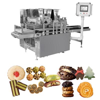 China High Efficiency Easy Operation Promotional Commercial Wholesale Three Colors Mini Electric Cookies Forming Machine Line for sale