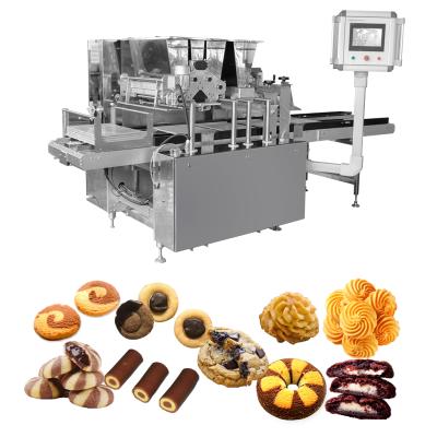 China Good quality energy saving three colors biscuit maker commercial biscuit machine power line for factory for sale