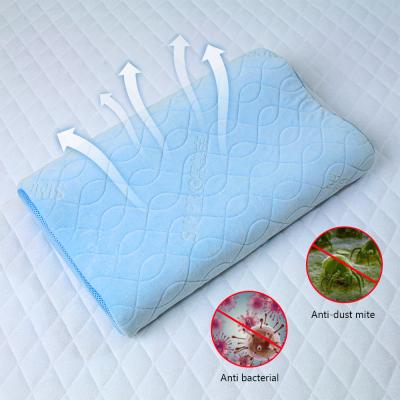 China Wholesale Anti Dust Mite Dust Mite Pillow Cover Quilted Zipper Velvet Fabric Bed Insect Proof Pillow Protector for sale